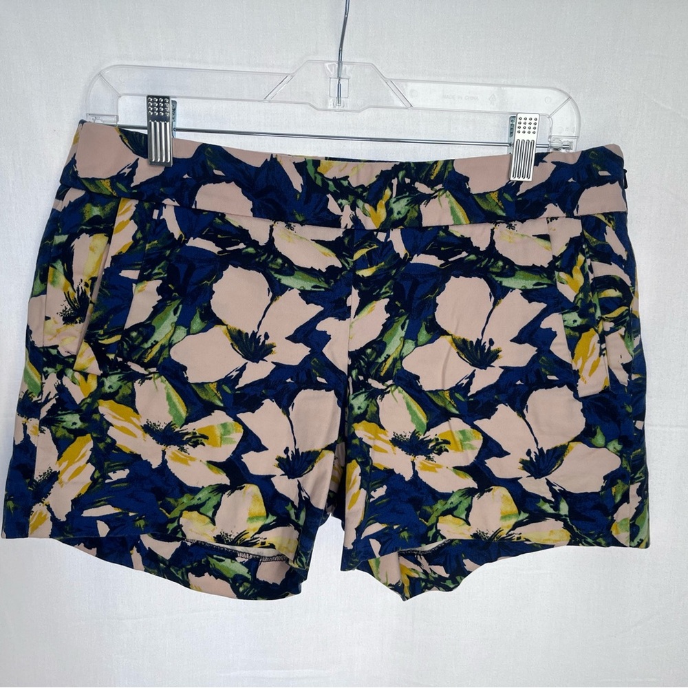 J. Crew Floral Shorts Size 6 EUC